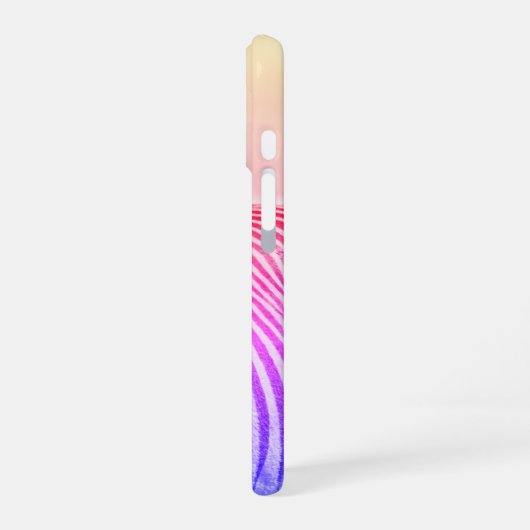Zebra-Art iPhone 16ケース (左側面)