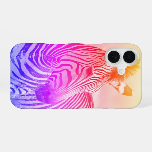 Zebra-Art iPhone 16ケース (裏面横)