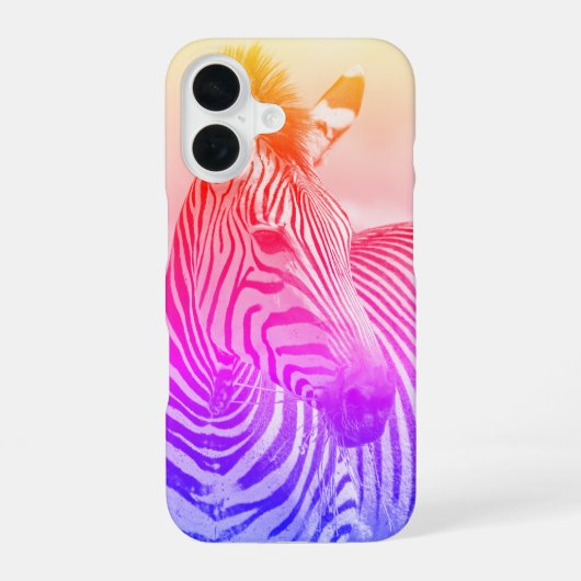 Zebra-Art iPhone 16ケース (裏面)
