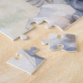 Zebra Art Wild Animal Puzzle ジグソーパズル (側面)