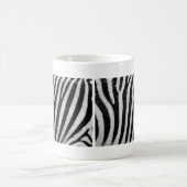 Zebra black and white print photo coffee mug コーヒーマグカップ (中央)