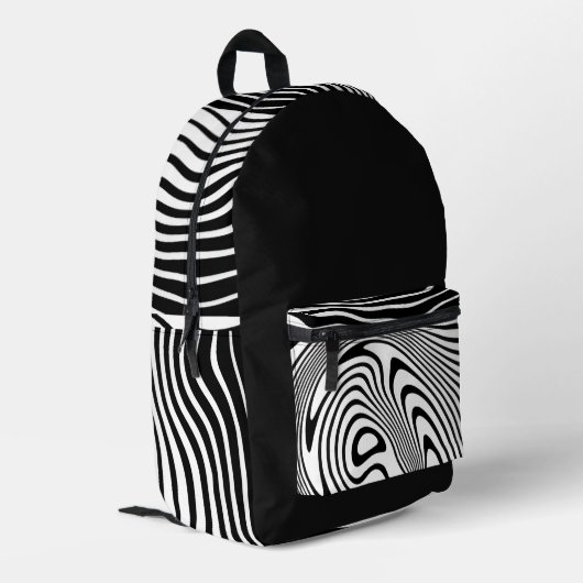 ZEBRA Design Backpack  プリントバックパック (裏面左端)