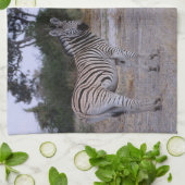 Zebra Double撮影 キッチンタオル (折り畳み)