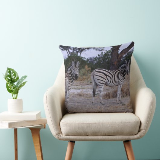 Zebra Double撮影 クッション (椅子)