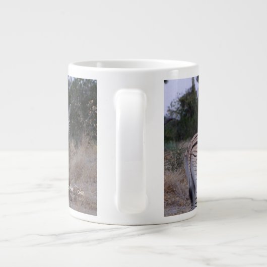 Zebra Double撮影 ジャンボコーヒーマグカップ (裏面)