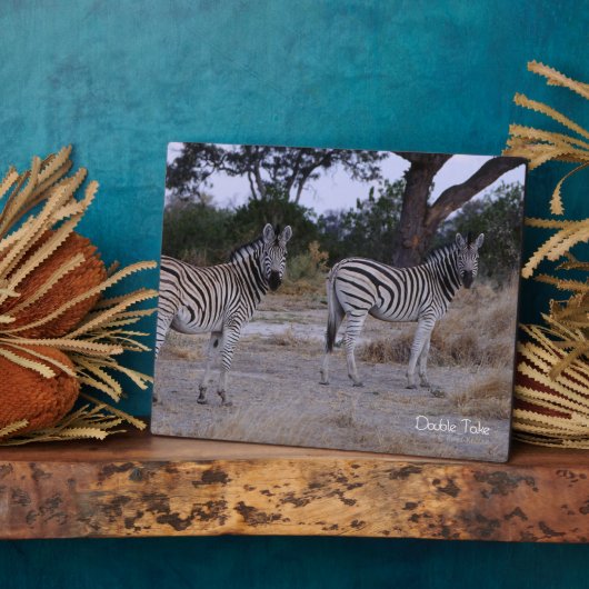 Zebra Double撮影 フォトプラーク (側面)