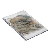 Zebra Dove Watercolor  ノートブック (右側)