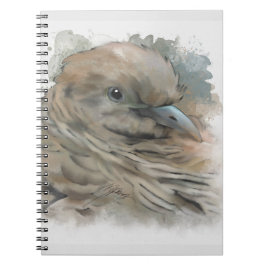 Zebra Dove Watercolor  ノートブック