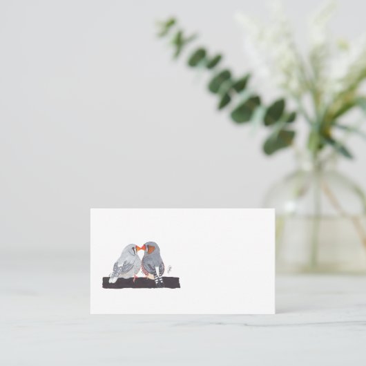 ZEBRA FINCH 名刺 (スタンド正面)