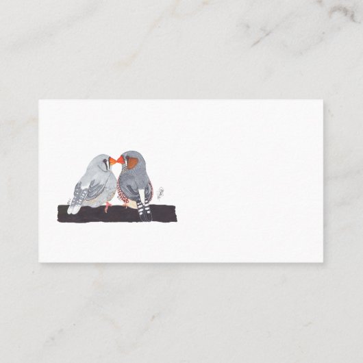 ZEBRA FINCH 名刺 (裏面)