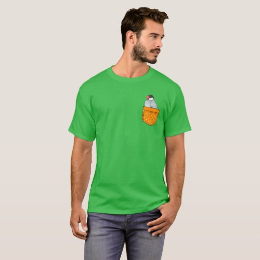 Zebra Finches LOVE Bird lovers Finches funny Tシャツ (正面フル)