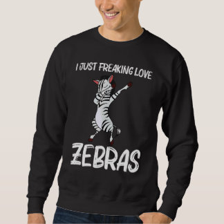 Zebra For Men Women African Zoo Animal  4 スウェットシャツ