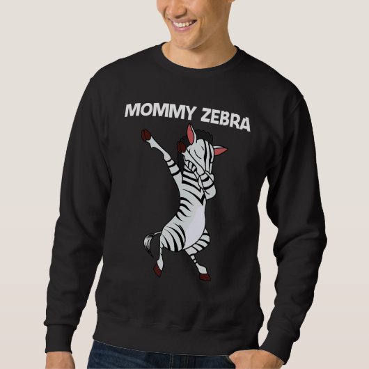 Zebra For Women Mom African Zoo Animal   スウェットシャツ (正面)