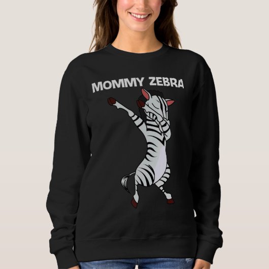 Zebra For Women Mom African Zoo Animal   スウェットシャツ (正面)
