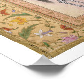 Zebra, from the 'Minto Album', 1621 (gouache on pa ポスター (角)