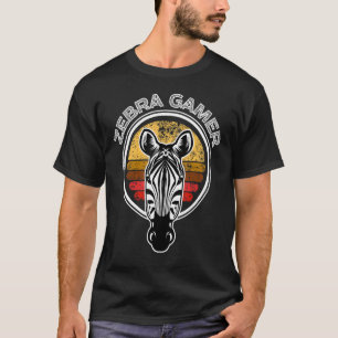 Zebra Gamerが聞こえない私はゲームZebra Gamer Tシャツ