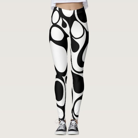 Zebra gone wrong Leggings レギンス (正面)