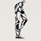 Zebra gone wrong Leggings レギンス (右)