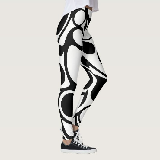 Zebra gone wrong Leggings レギンス (右)