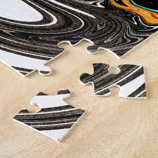 Zebra HAkuna Matata akuna MatataSギフト最新ベア ジグソーパズル (側面)