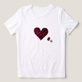 Zebra-heart トライブレンドTシャツ