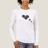 Zebra-heart トライブレンドTシャツ (正面)