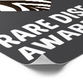 Zebra Heart Rare Disease Awareness Gift 2020  ポスター (角)