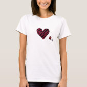 Zebra-heart Tシャツ (正面)