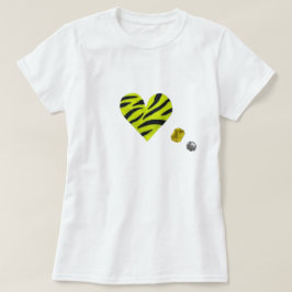 Zebra-heart Tシャツ