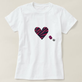 Zebra-heart Tシャツ