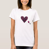 Zebra-heart Tシャツ (正面)
