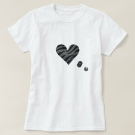 Zebra-heart Tシャツ