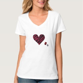 Zebra-heart Tシャツ