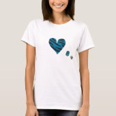 Zebra-heart Tシャツ (正面)