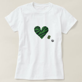 Zebra-heart Tシャツ