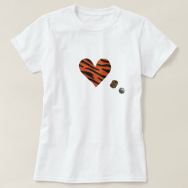 Zebra-heart Tシャツ