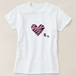 Zebra-heart Tシャツ
