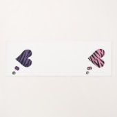 zebra heart yoga mat ヨガマット (正面(横))