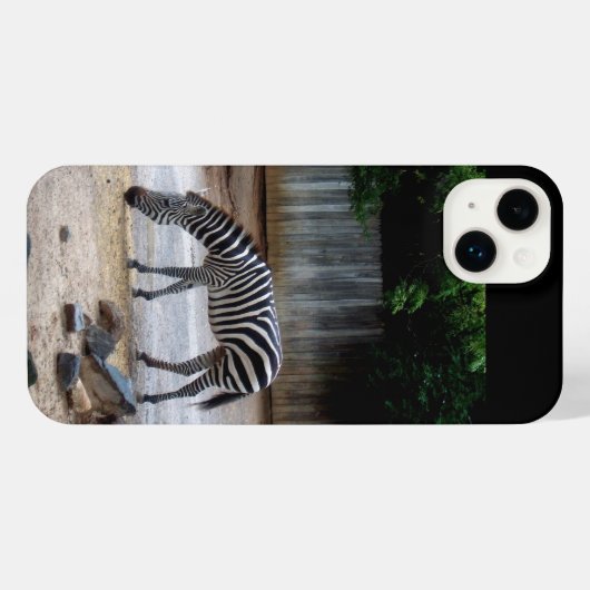 Zebra Iphone Case iPhoneケース (裏面横)