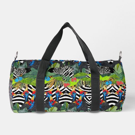 Zebra kanga Duffle Bag ダッフルバッグ (裏面)