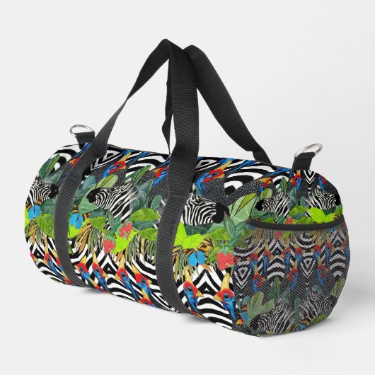 Zebra kanga Duffle Bag ダッフルバッグ (右コーナー)