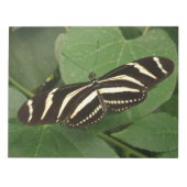Zebra Longwing Butterflyメモ帳 ノートパッド (正面)