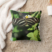 Zebra Longwing Butterfly クッション (ブランケット)