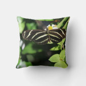 Zebra Longwing Butterfly クッション (裏面)