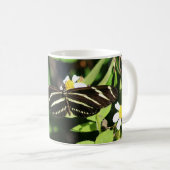 Zebra Longwing Butterfly コーヒーマグカップ (正面右)
