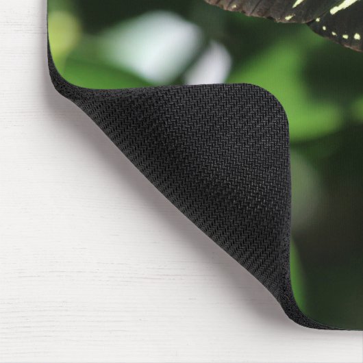 Zebra Longwing Butterfly マウスパッド (コーナー)