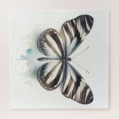 Zebra Longwing Butterfly AREF281 - Watercolor ジグソーパズル (横)