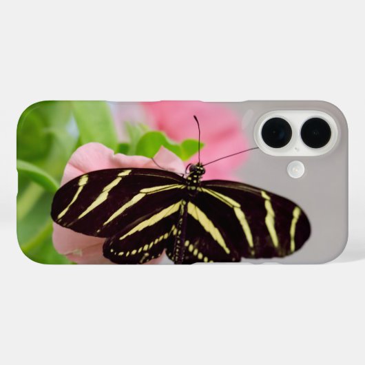 Zebra Longwing Butterfly Case-Mate iPhoneケース (裏面 (横))