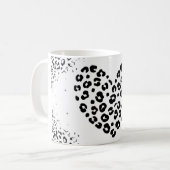 Zebra love Grußkarte コーヒーマグカップ (正面左)
