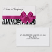 ZEBRA LUXO 名刺 (正面/裏面)